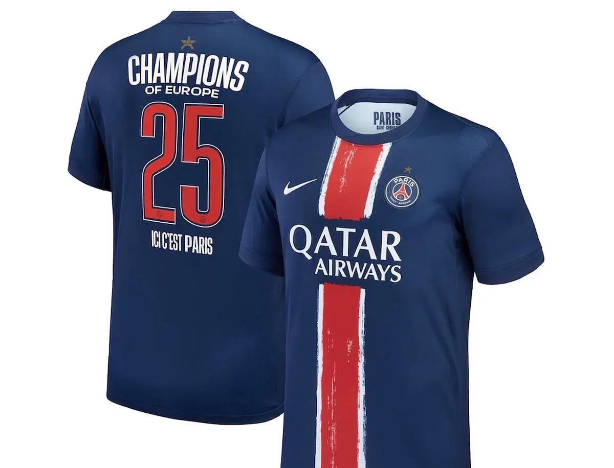 Camiseta de colección del PSG de la Champions League 2025