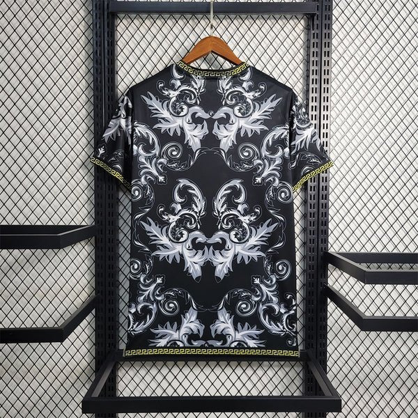 Camiseta negra Versace Italia Concept