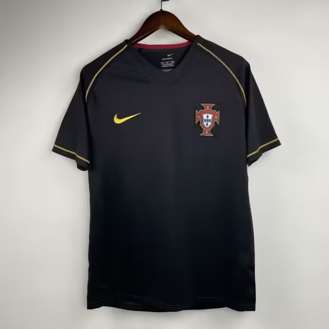 Maillot Portugal Rétro 2004 Noir