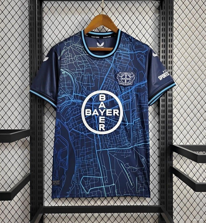 Maillot Bayer Leverkusen Charcoal Bleu 2024/2025